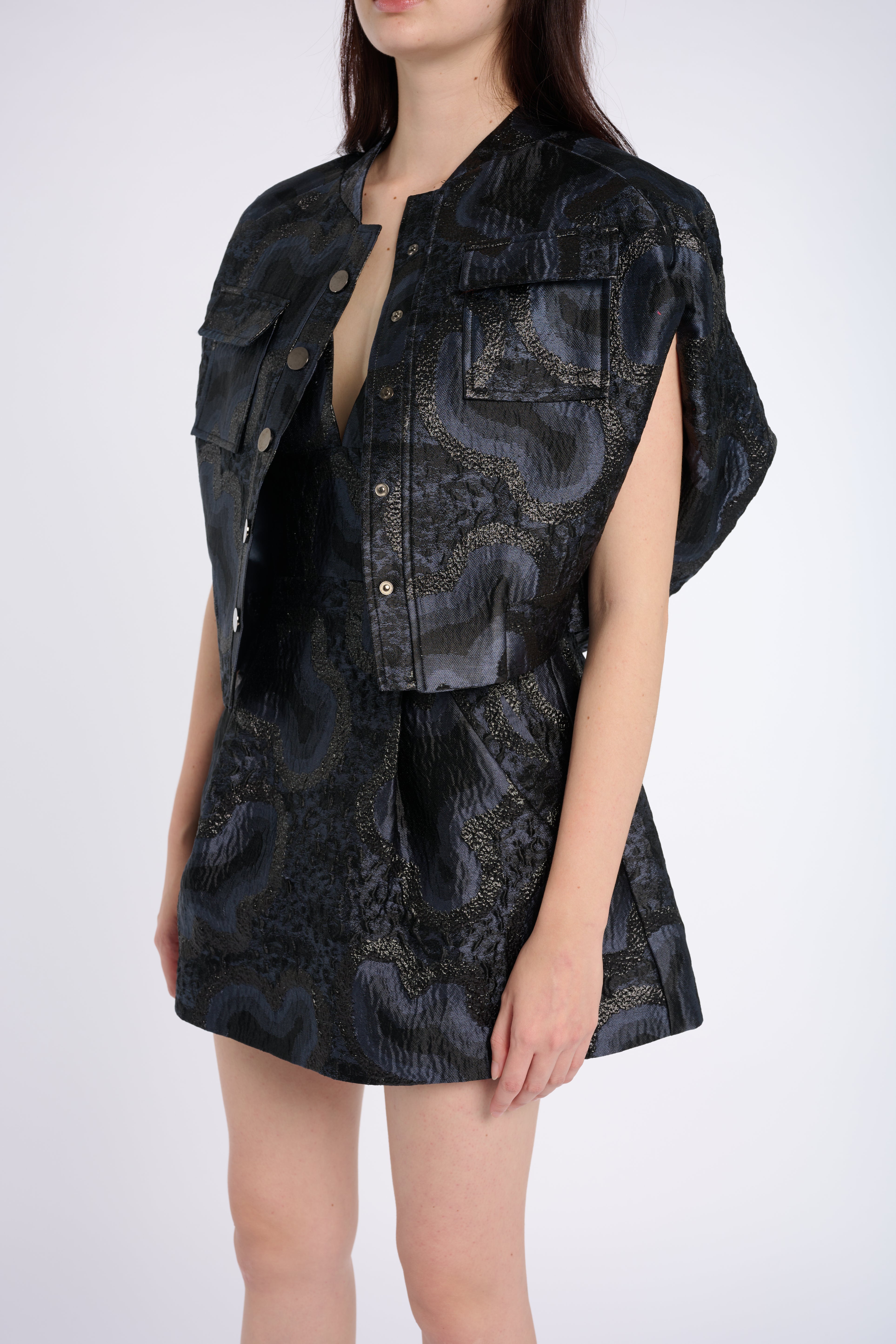 Ari Jacquard Bomber Jacket