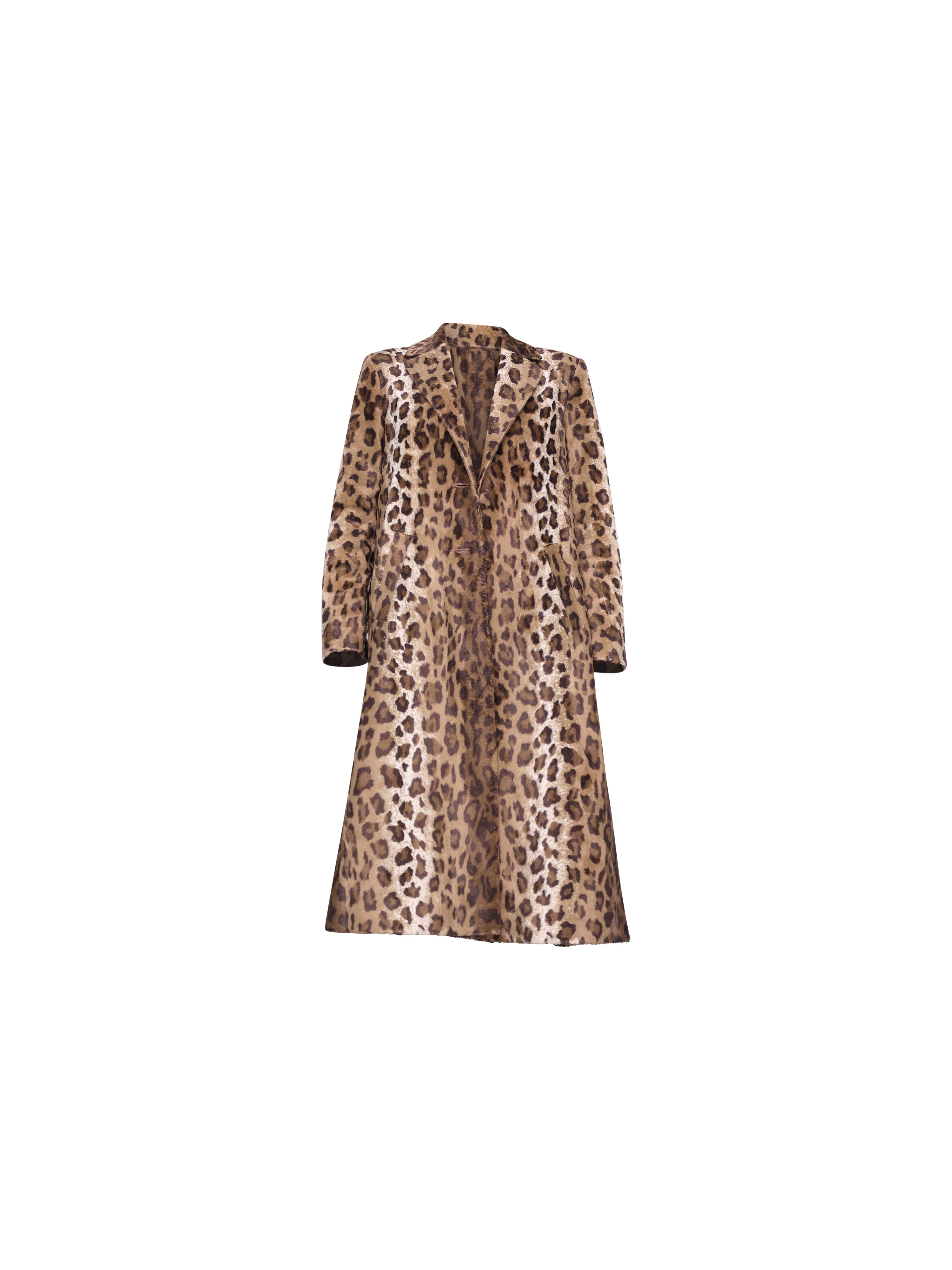 Penelope Leopard Faux Fur Coat