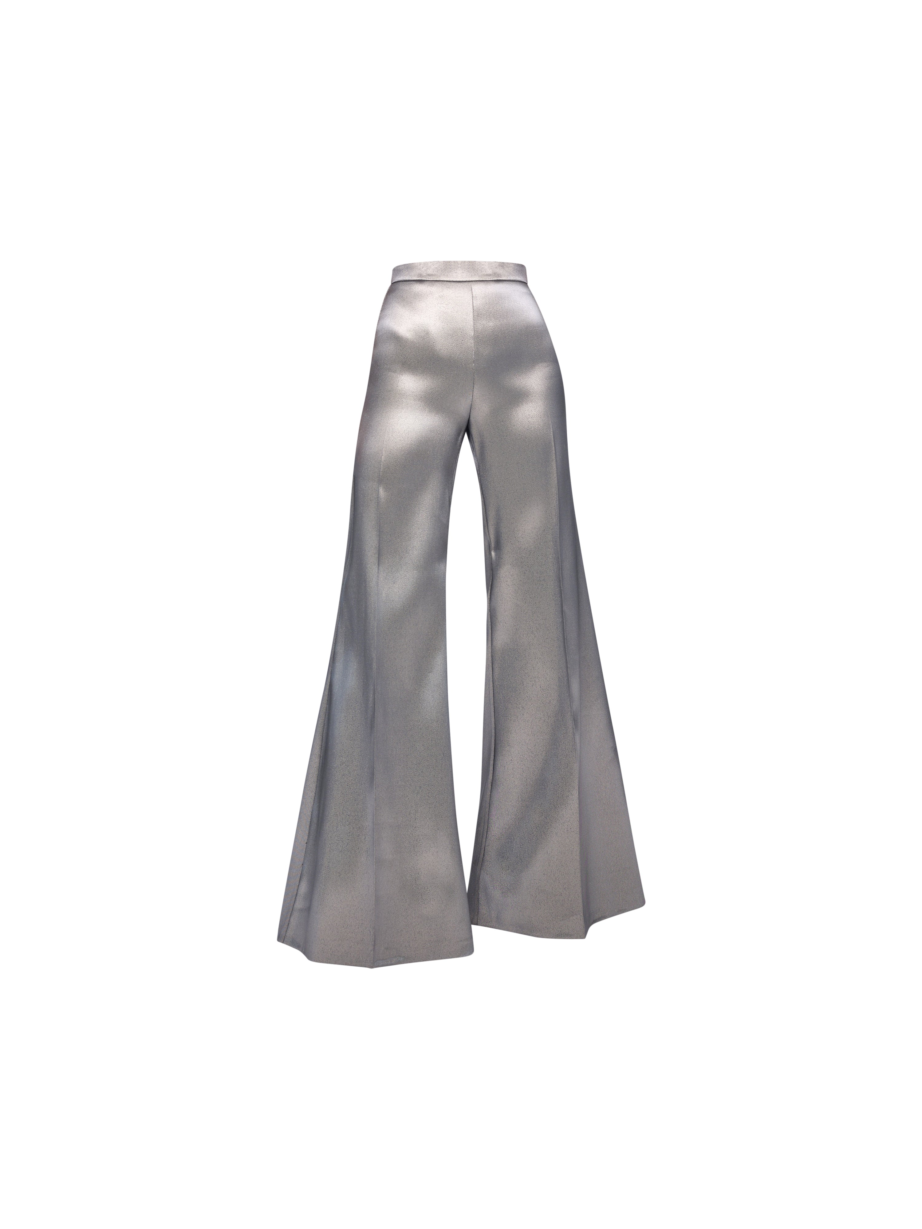 High waisted wide leg pants