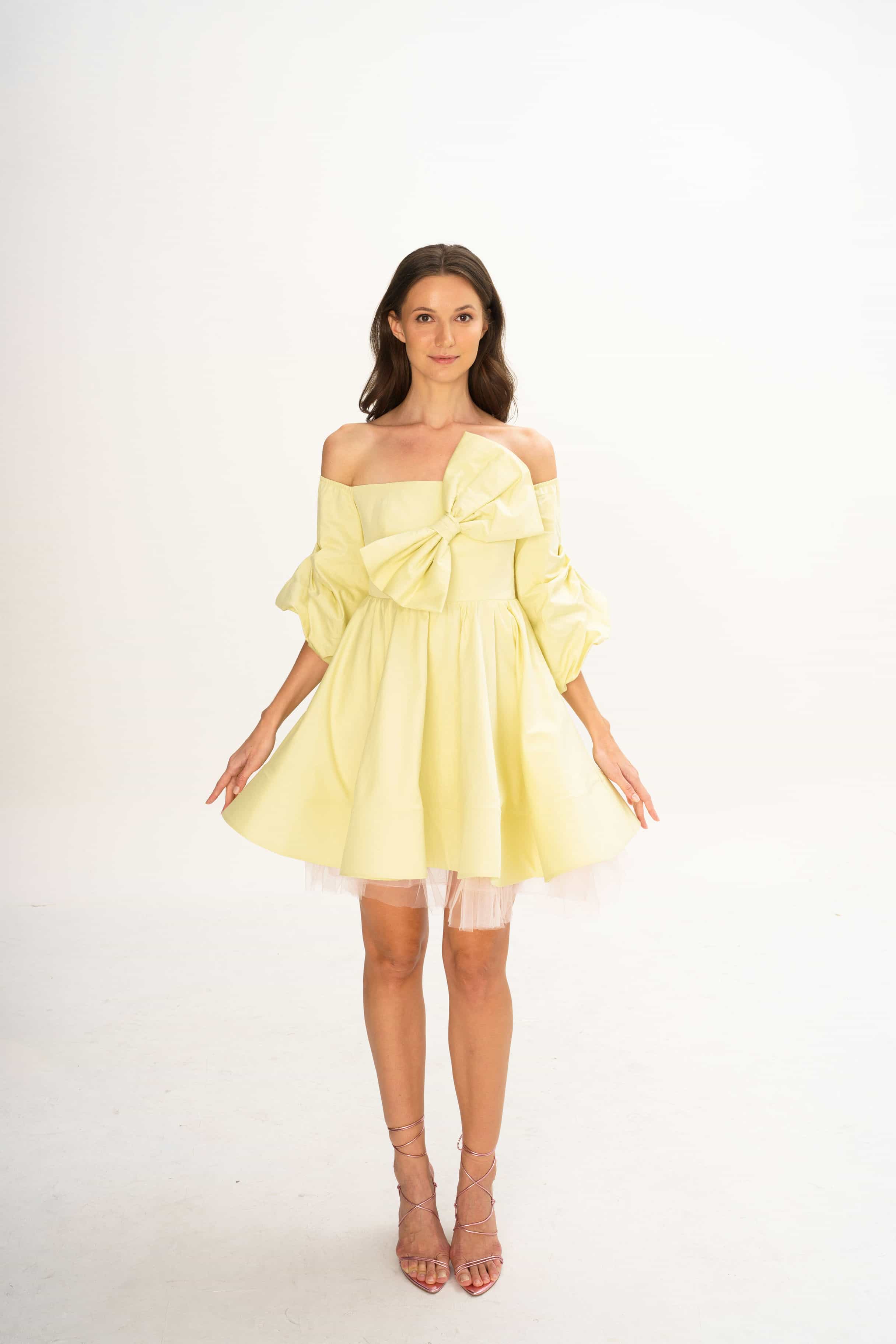 Yellow Bow Dress