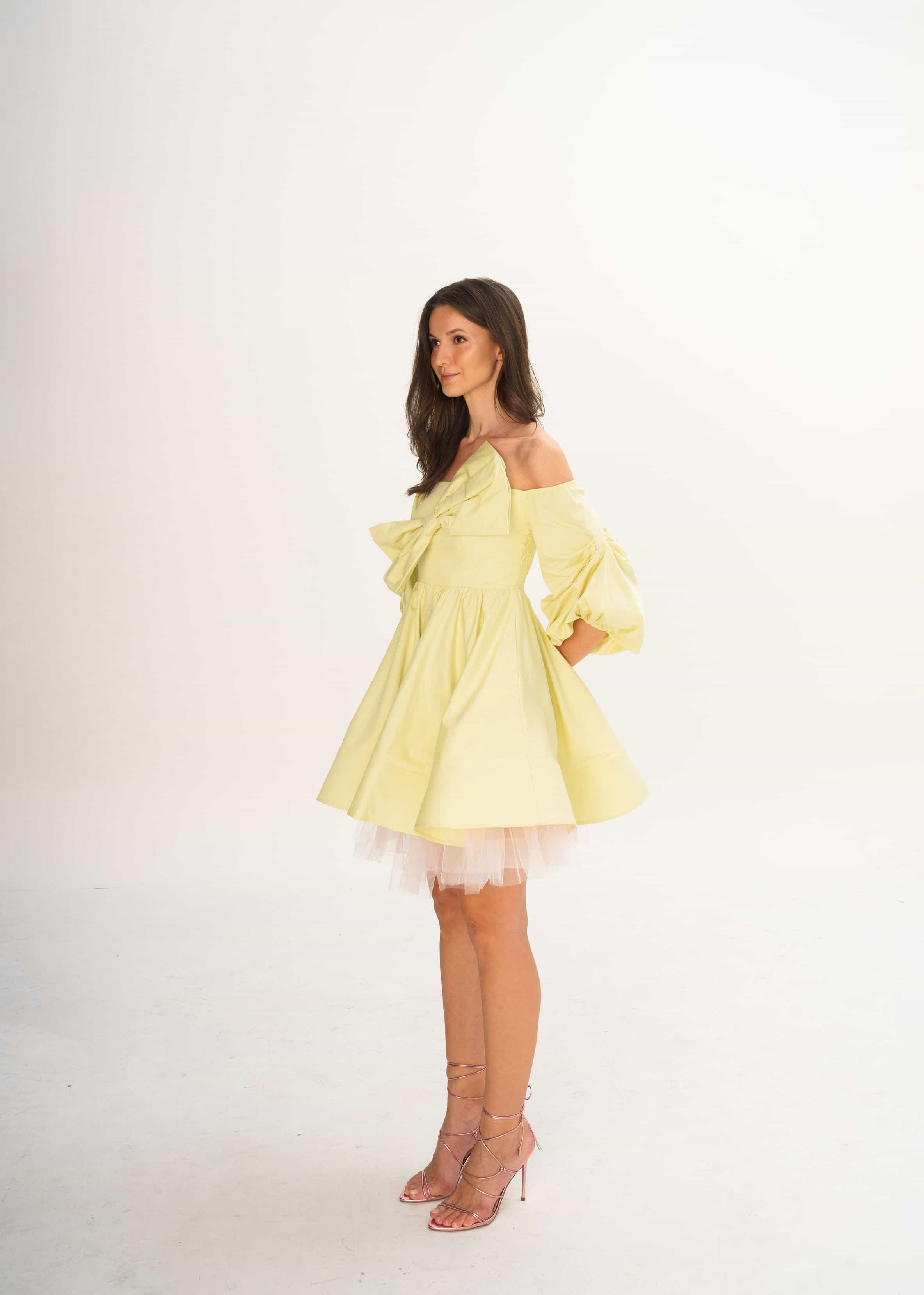 Yellow Bow Dress