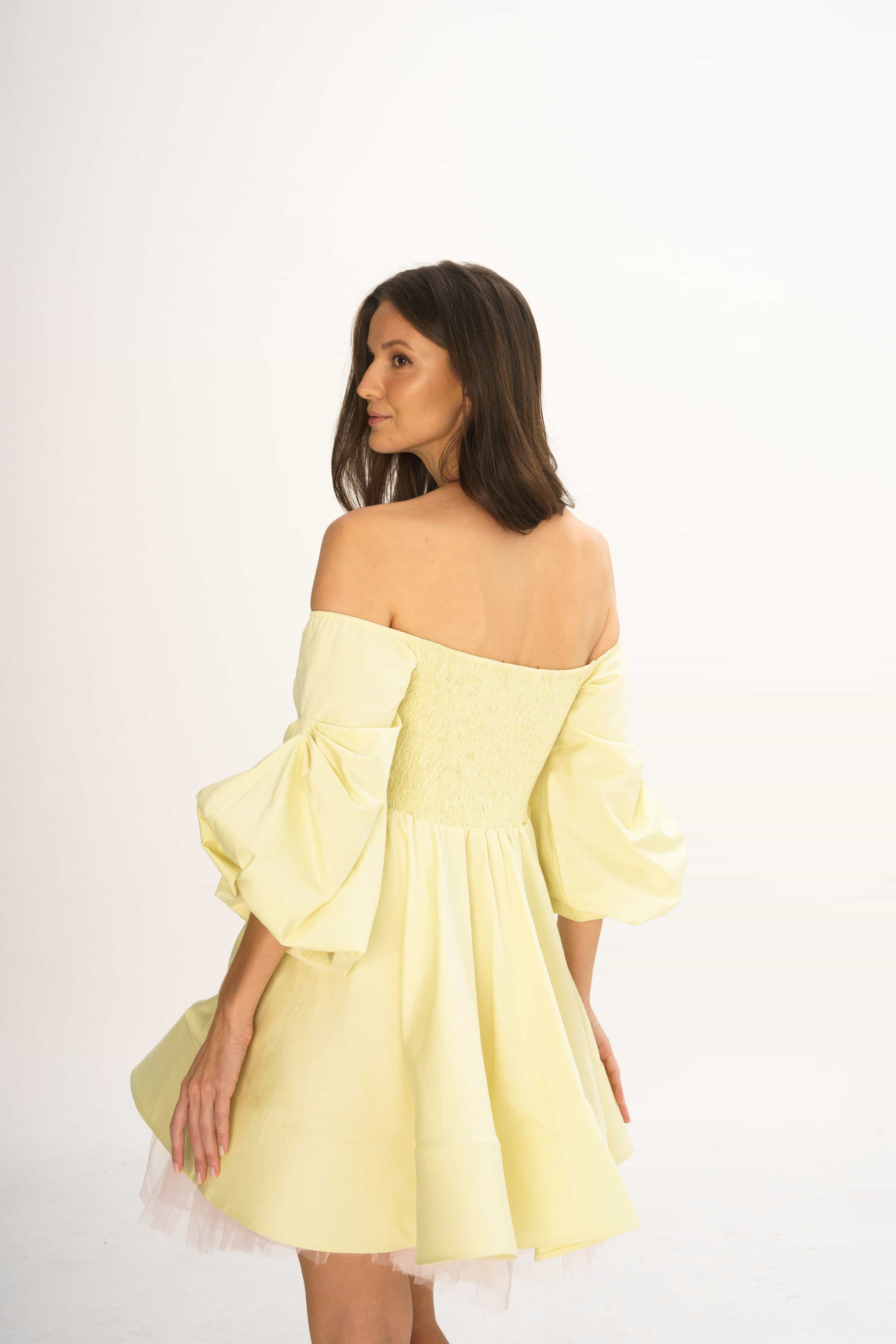 Yellow Bow Dress