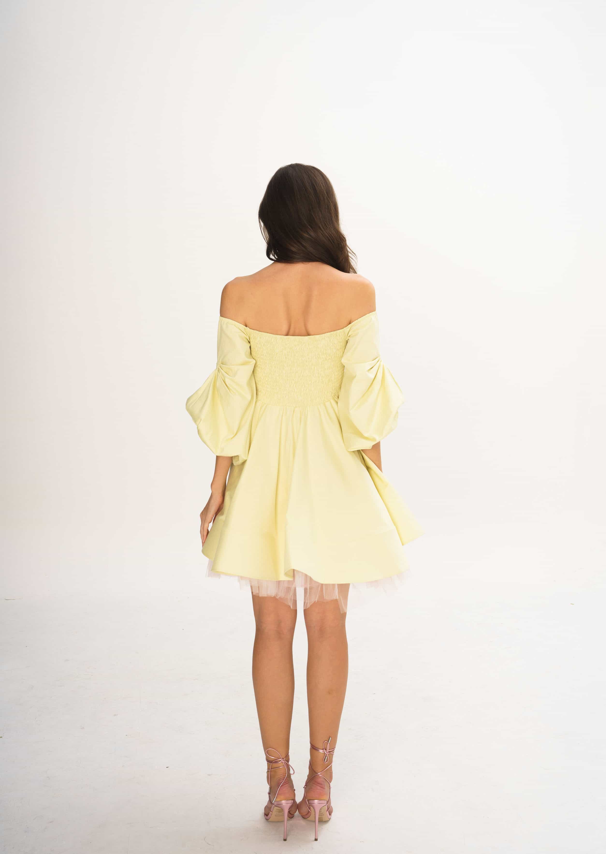 Yellow Bow Dress