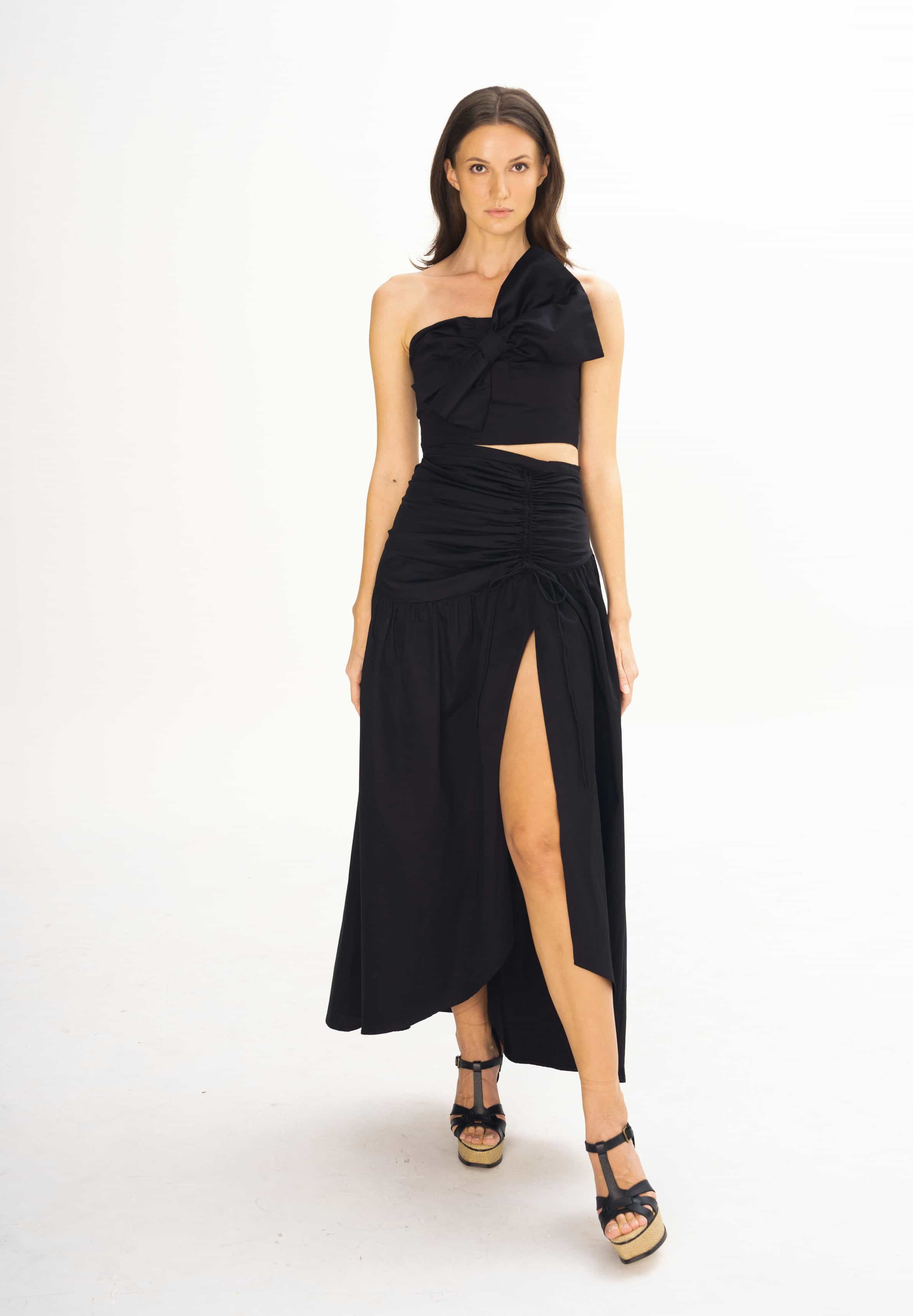 High-Waisted, Flowy Maxi Skirt