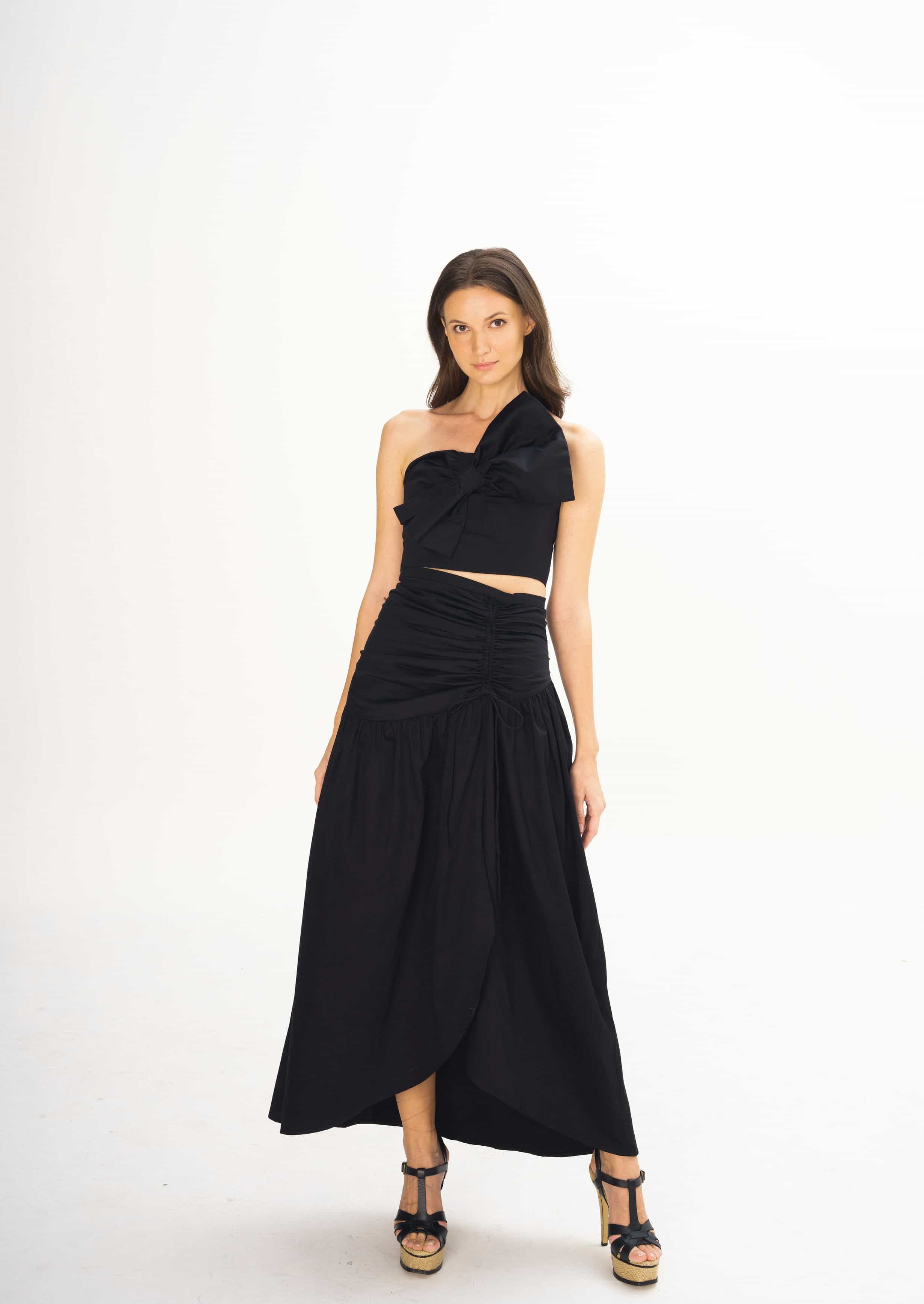 High-Waisted, Flowy Maxi Skirt