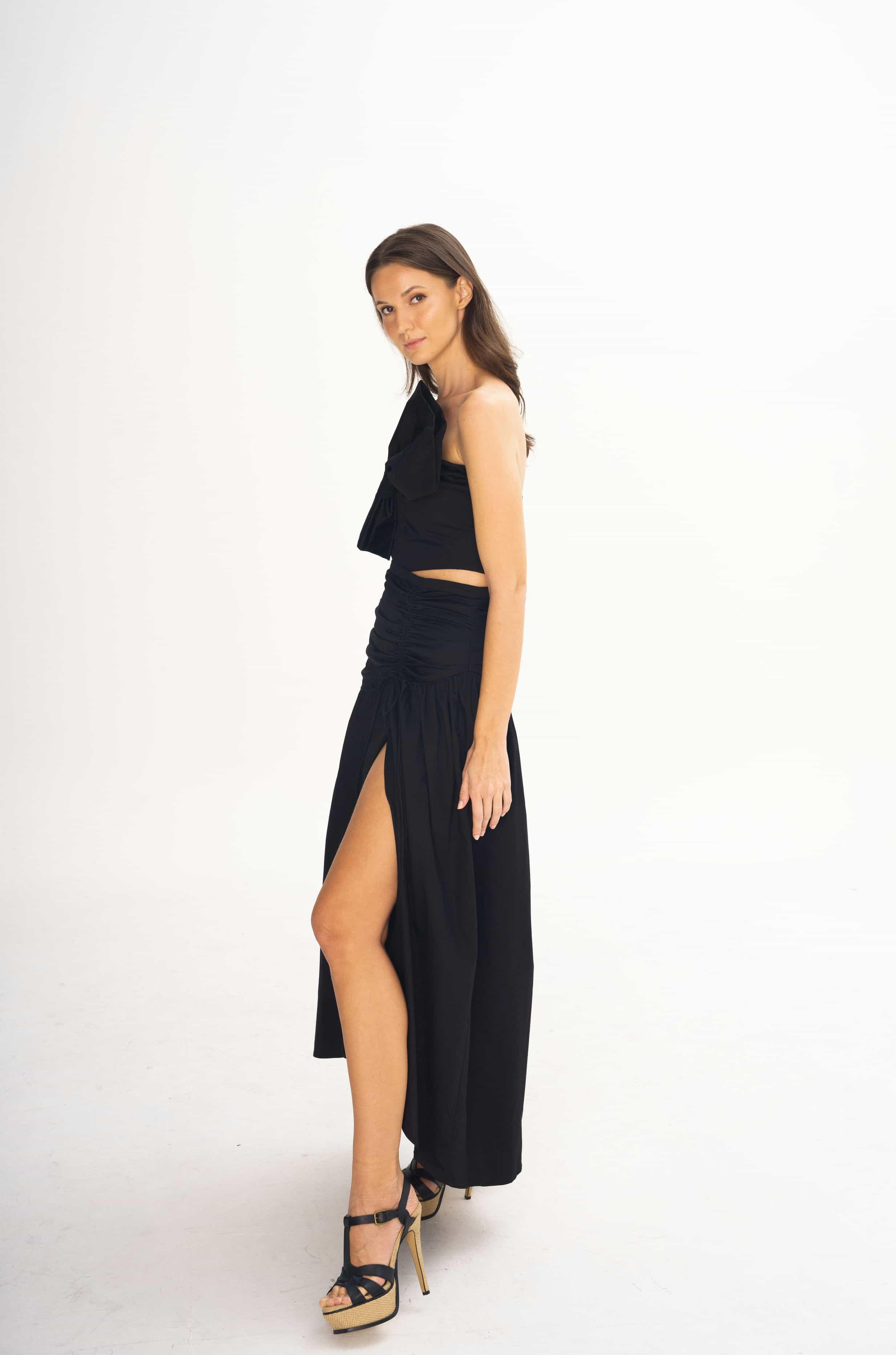 High-Waisted, Flowy Maxi Skirt