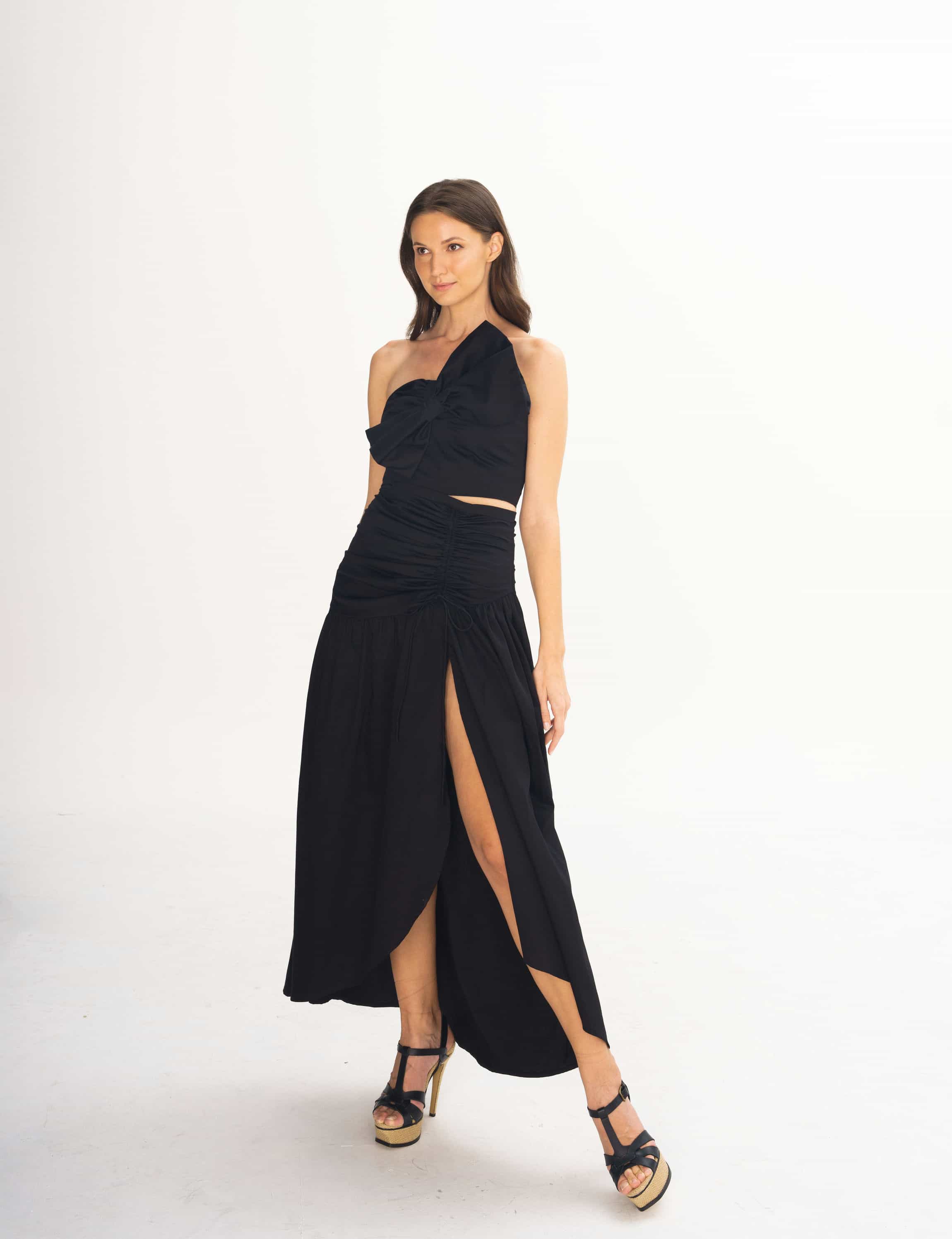 High-Waisted, Flowy Maxi Skirt