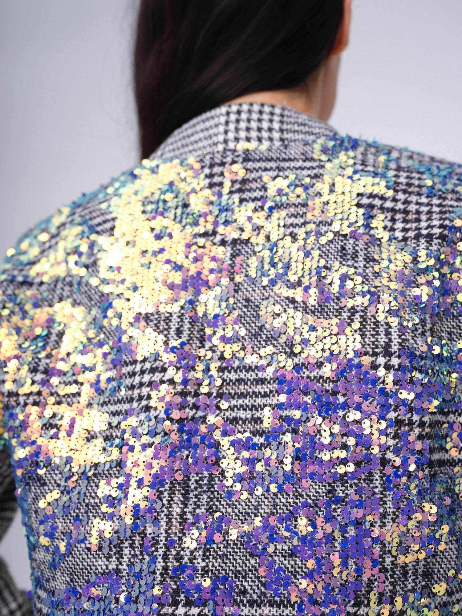 Check Crop Jacket - Fashion M.O.V