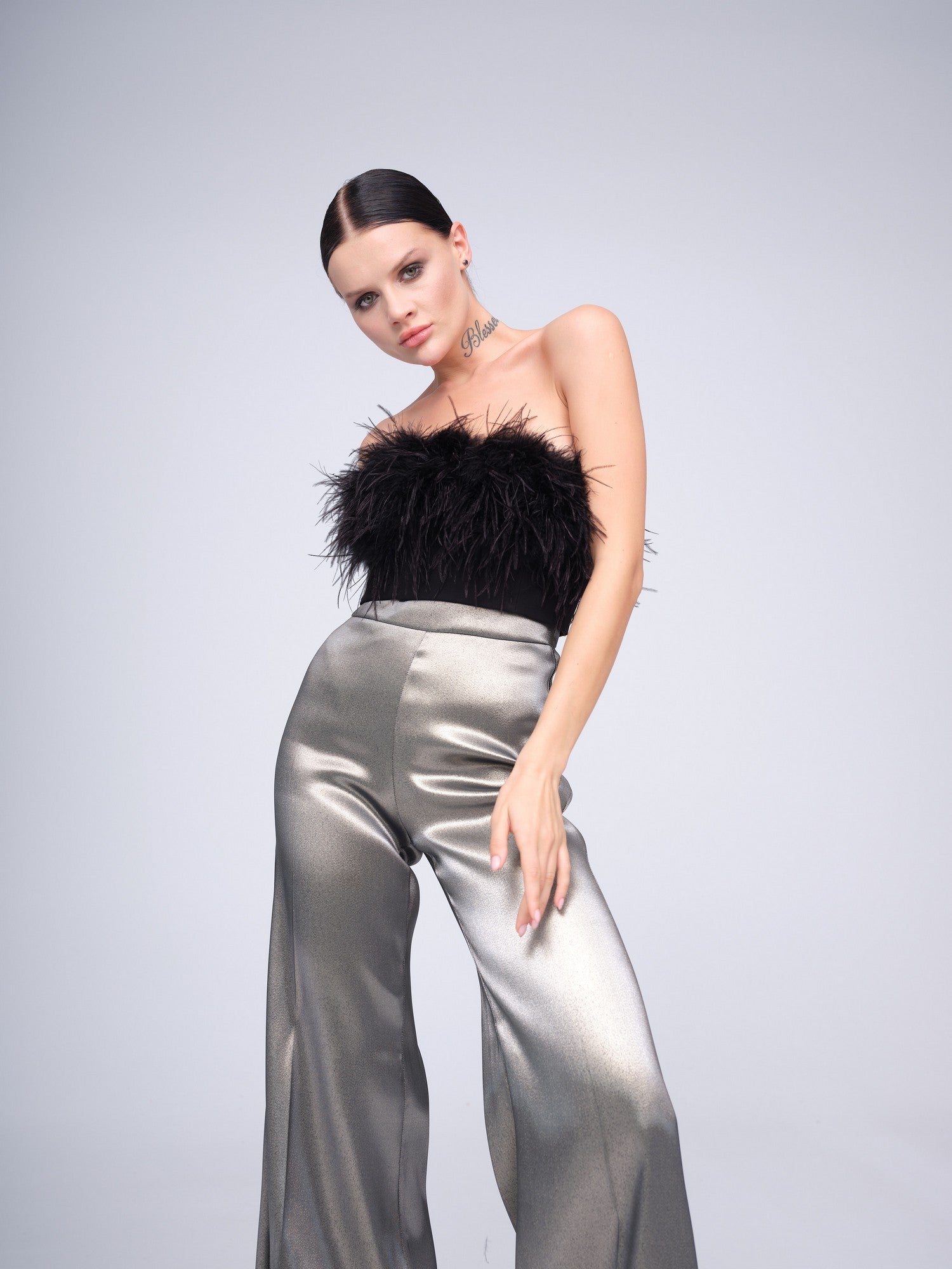 High waisted wide leg pants - Fashion M.O.V