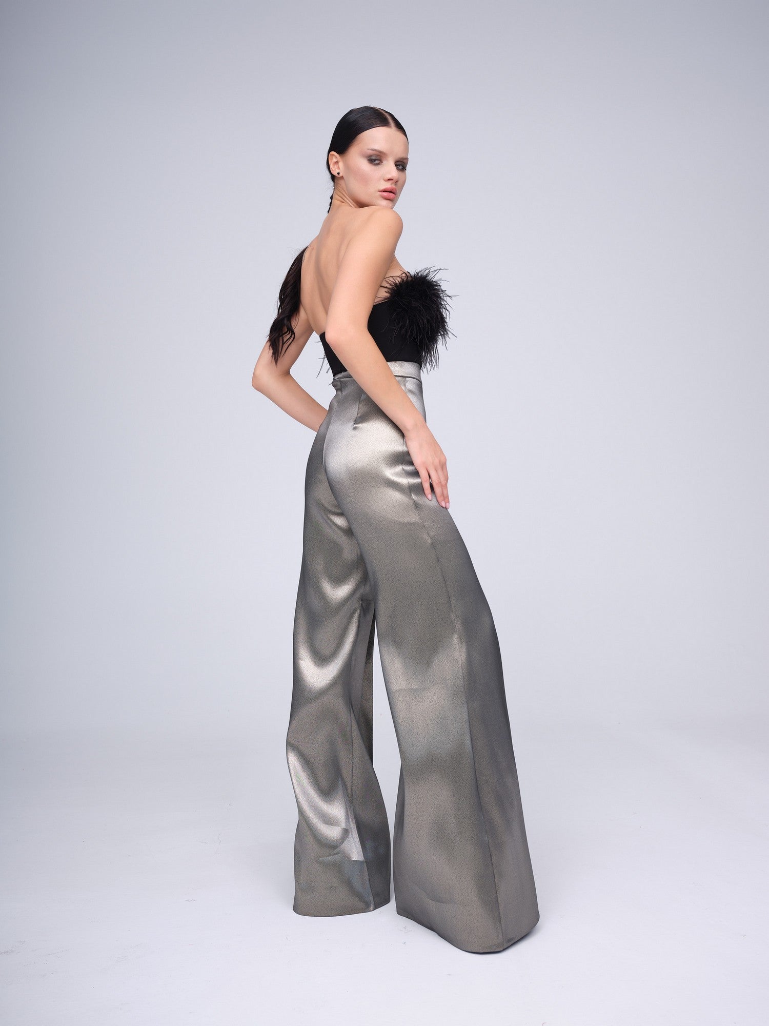 High waisted wide leg pants - Fashion M.O.V