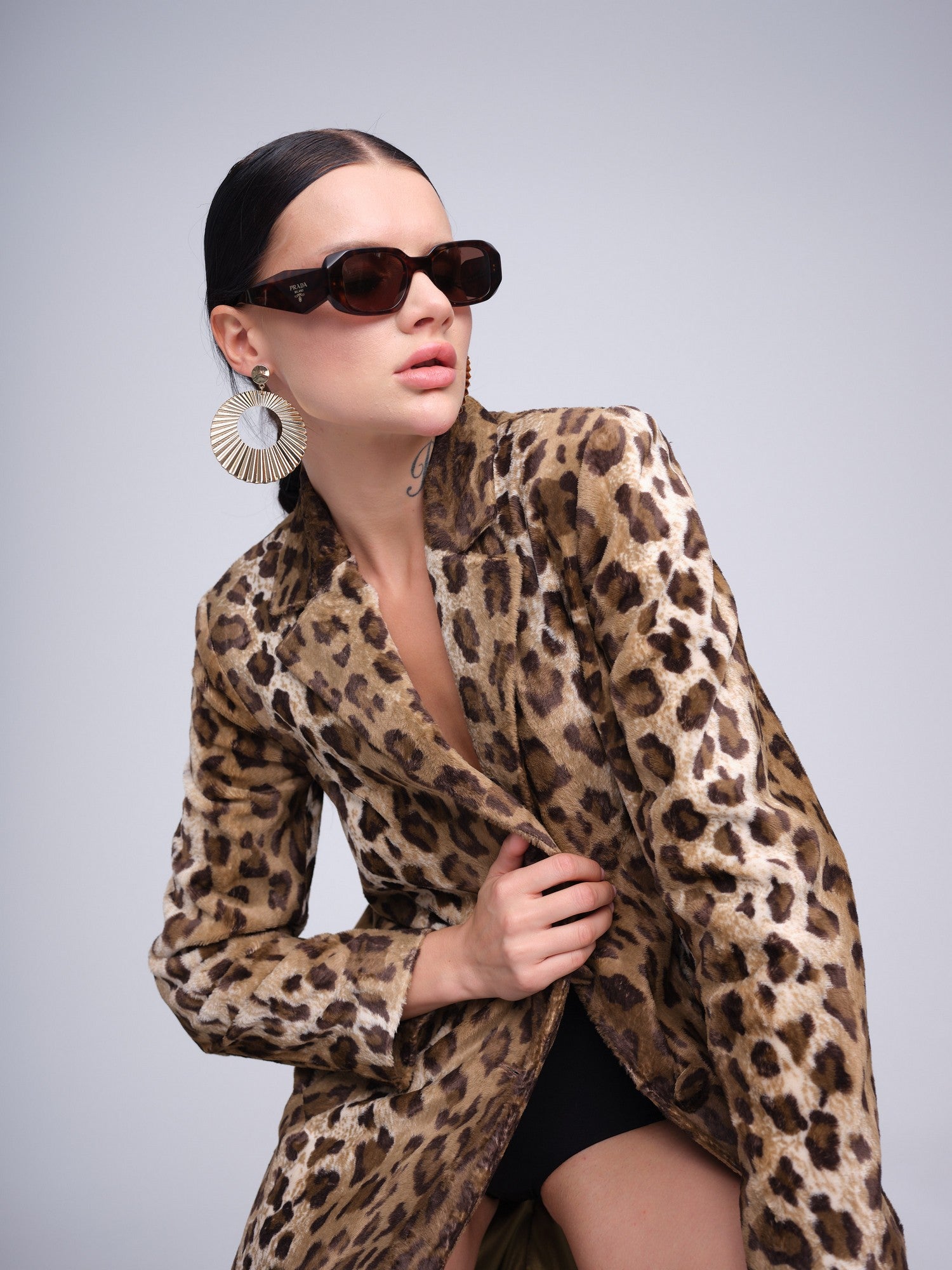 Leopard Coat - Fashion M.O.V