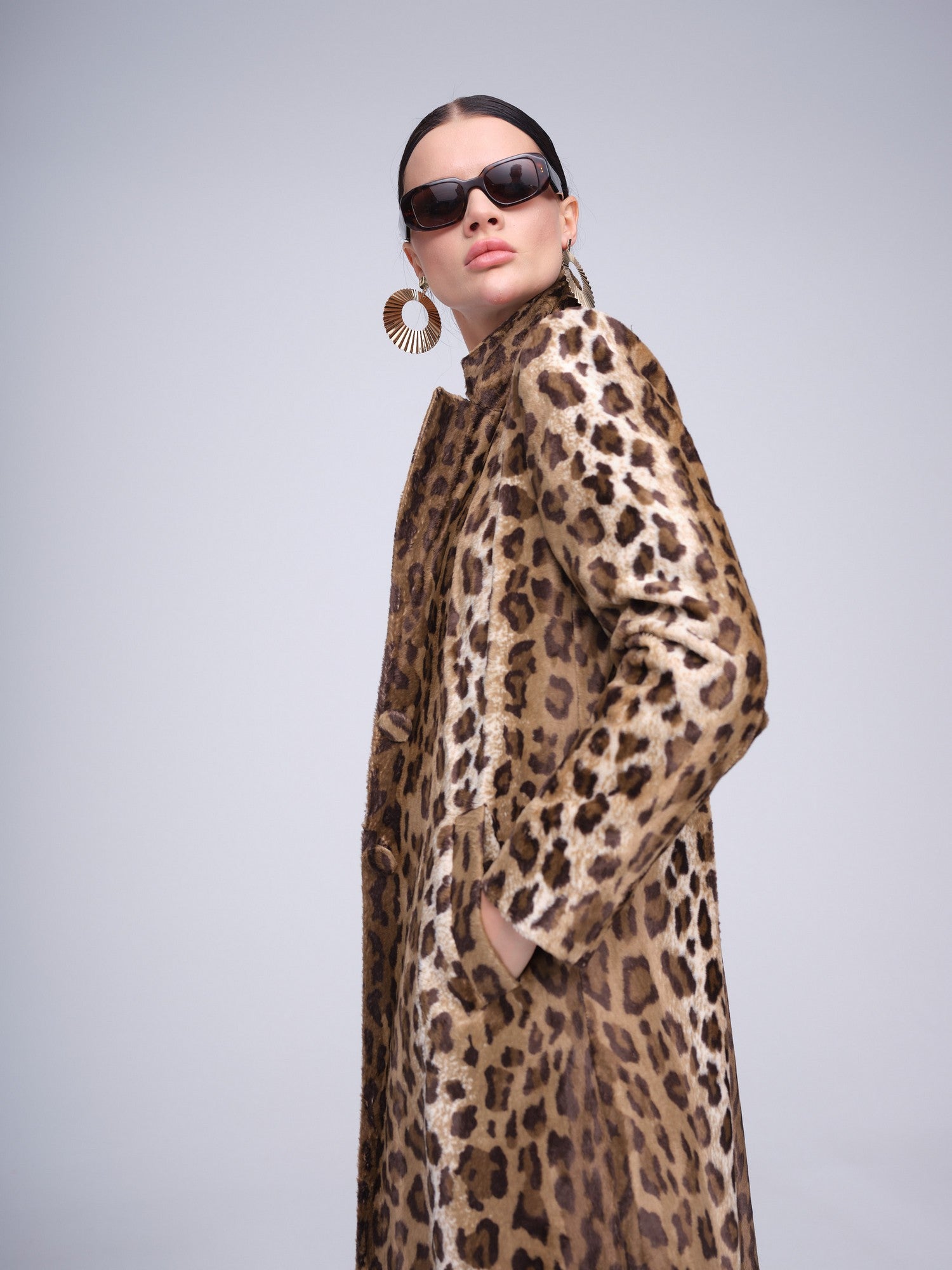 Leopard Coat - Fashion M.O.V